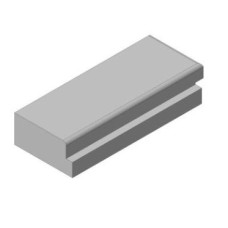 Šamotová deska spodní, pravá DYNAMIC B 2G 44. 55. 13 (B) 